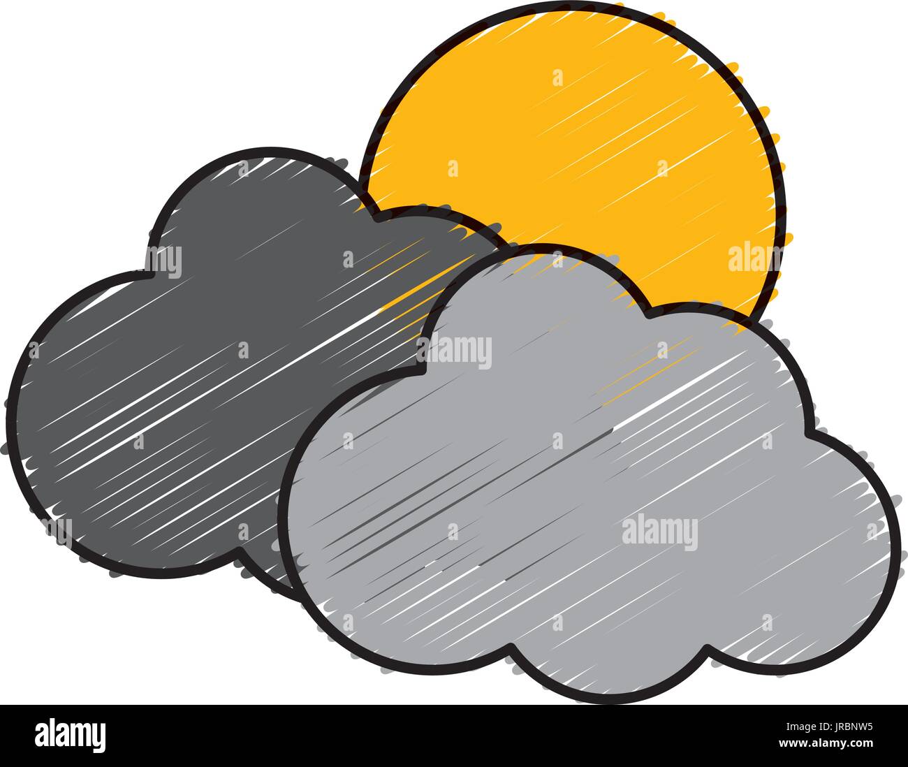 cloud and sun icon Stock Vector Image & Art - Alamy