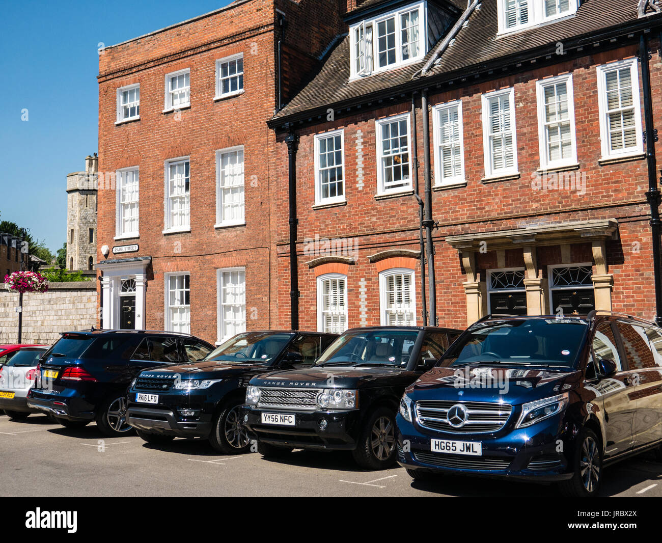 Luxury Cars, Park Street, Windsor, Berkshire, England, UK, GB Stock