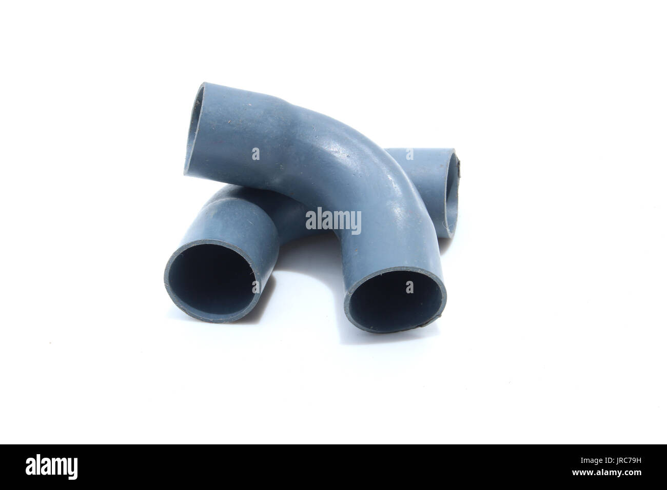 pipe plastic water on isolated Stock Photo Alamy