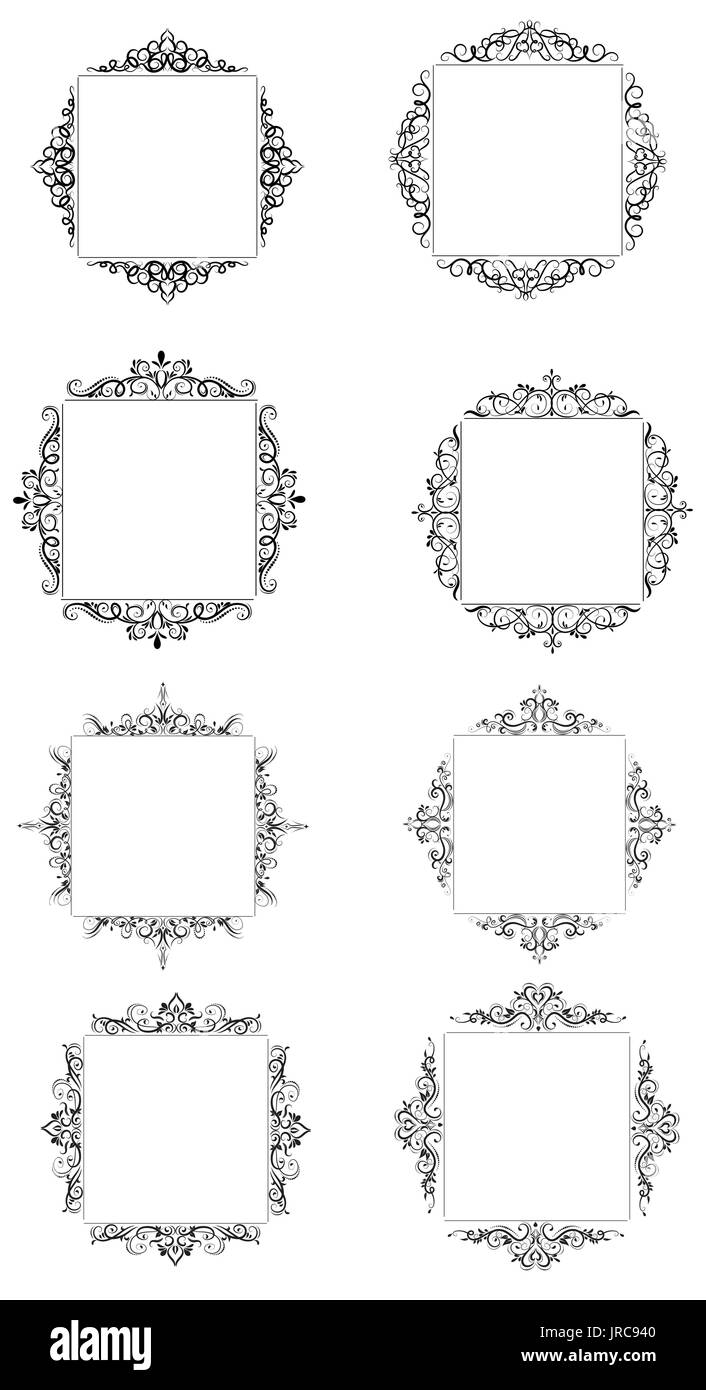 Vintage baroque frame Stock Vector Image & Art - Alamy