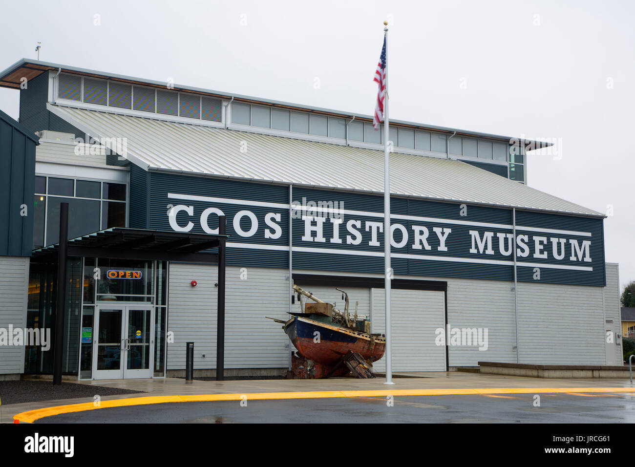 Coos History Museum, Coos Bay, Oregon Stock Photo Alamy