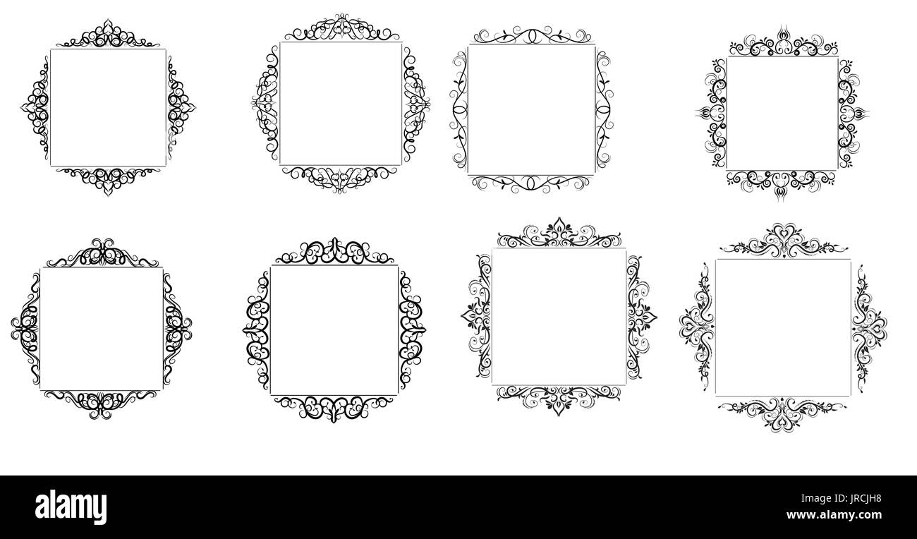 Vintage baroque frame Stock Vector Image & Art - Alamy