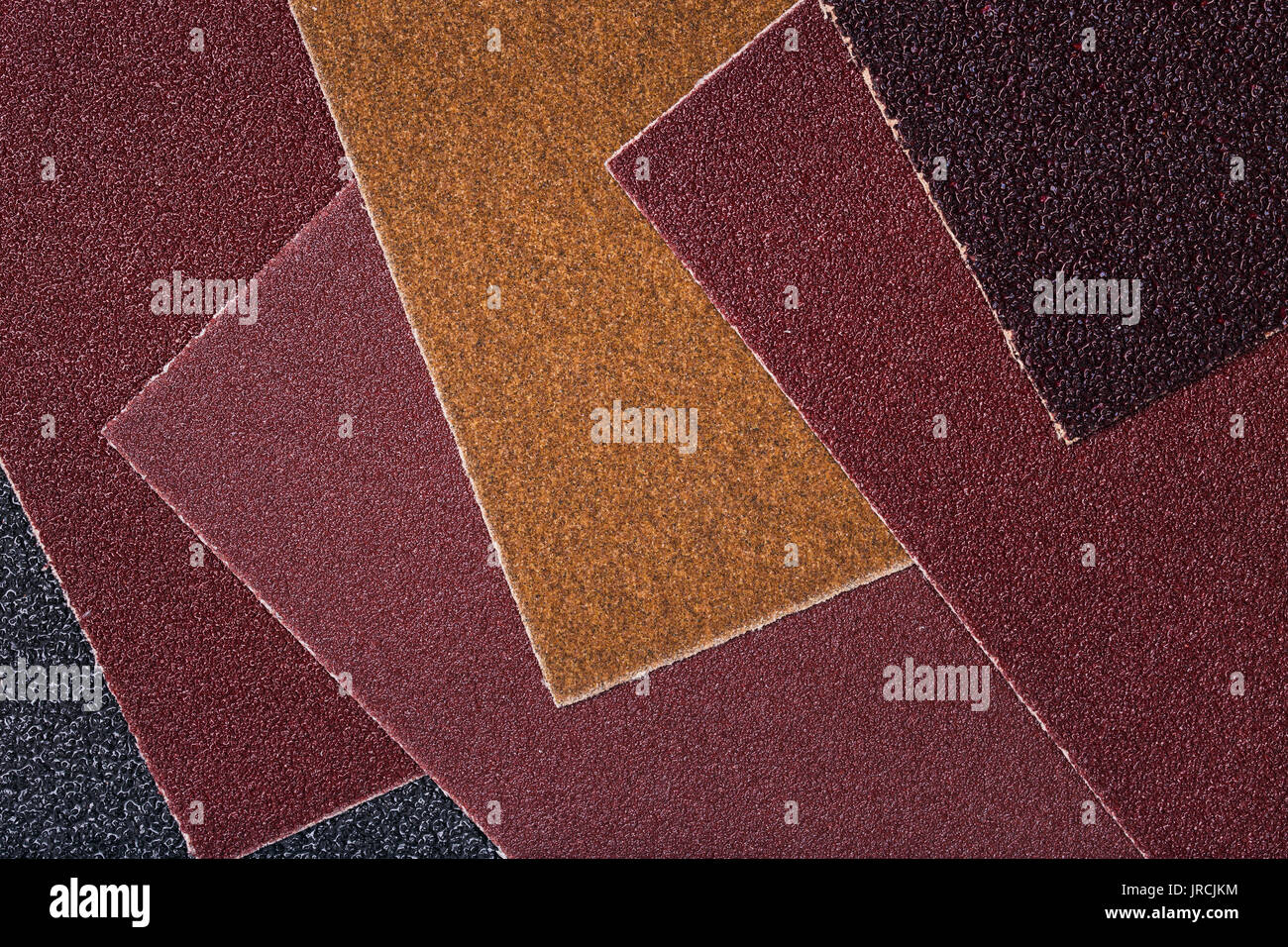 The texture of sandpaper with different grits Stock Photo - Alamy