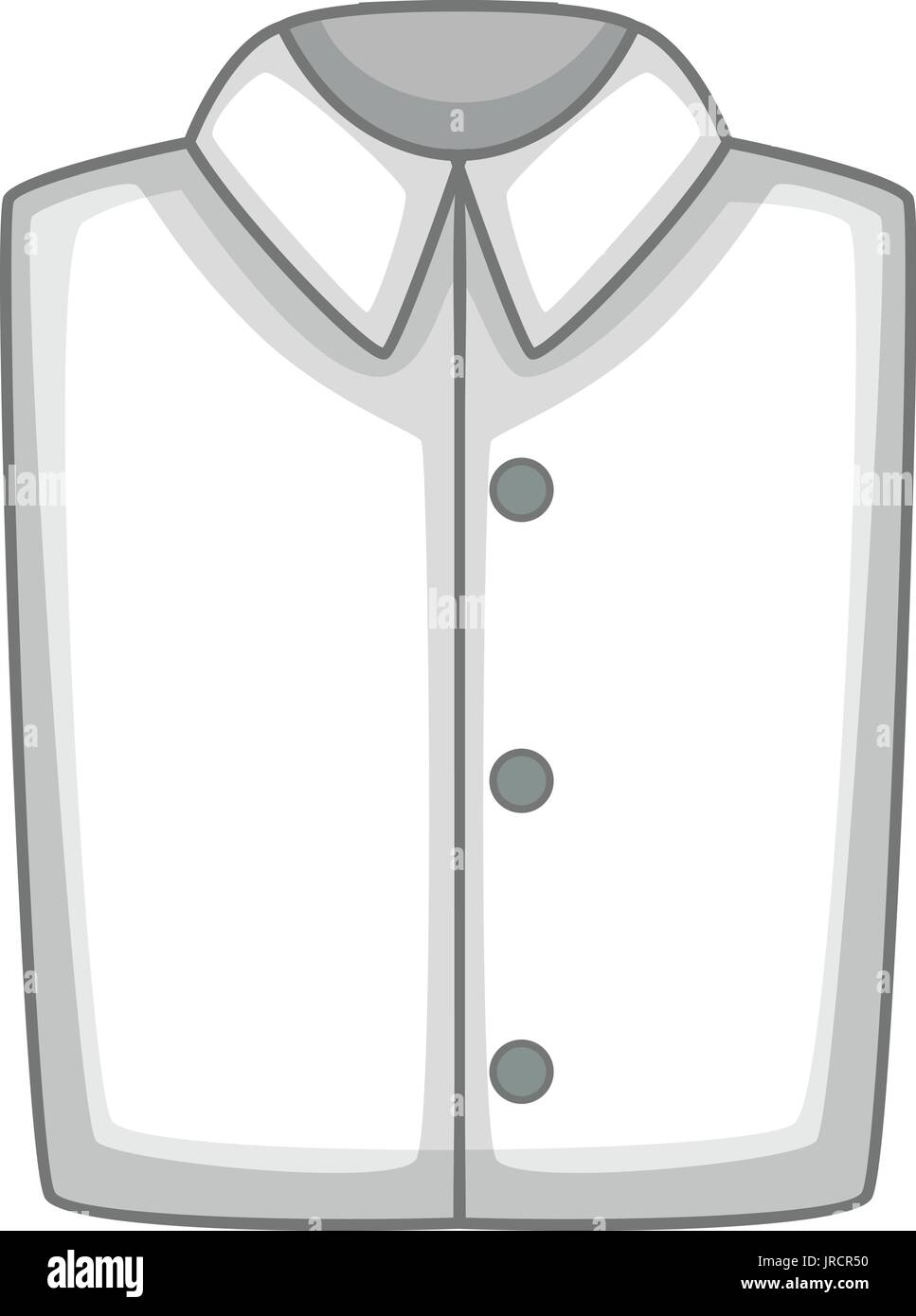 Ironed white shirt Stock Vector Images - Alamy