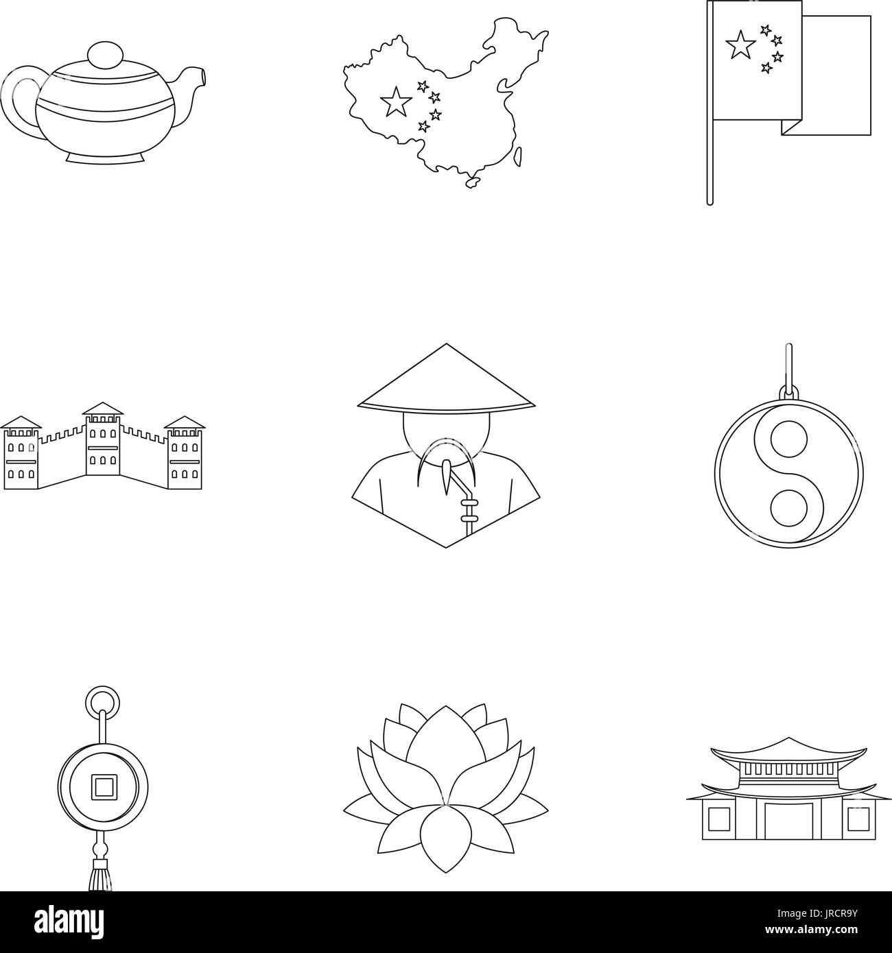 China temple man Black and White Stock Photos & Images - Alamy