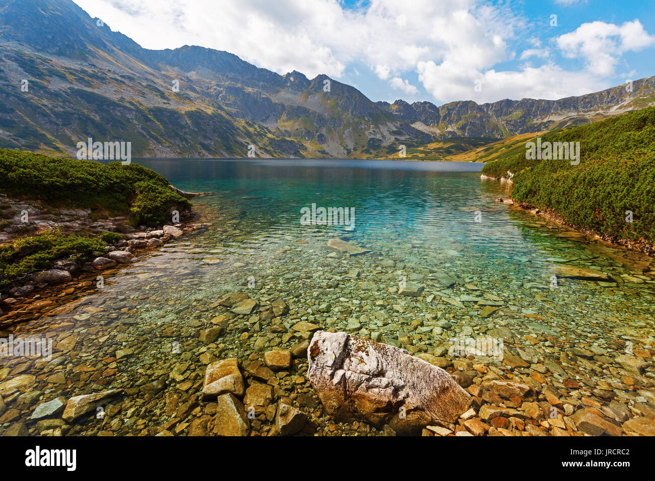 Big Pond “Wielki Staw” in Five Polish Ponds Valley “Dolina Pieciu