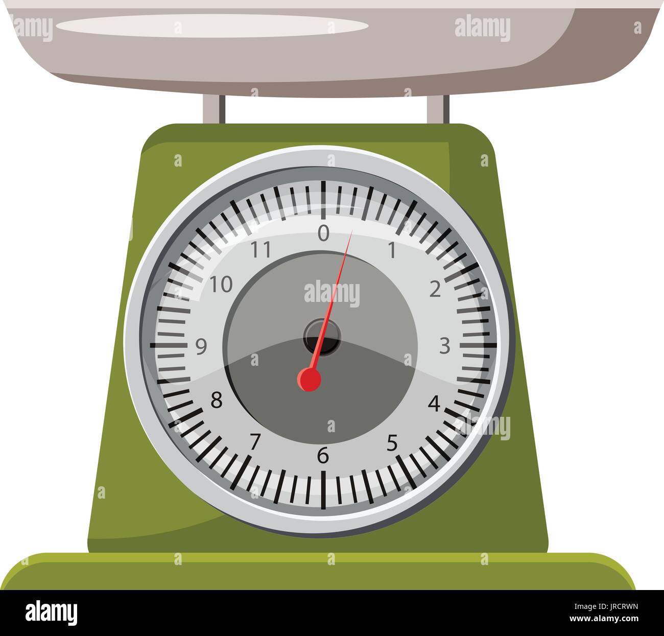 Domestic weigh scale food balance vector icon. Food weight kitchen  illustration Stock Vector Image & Art - Alamy