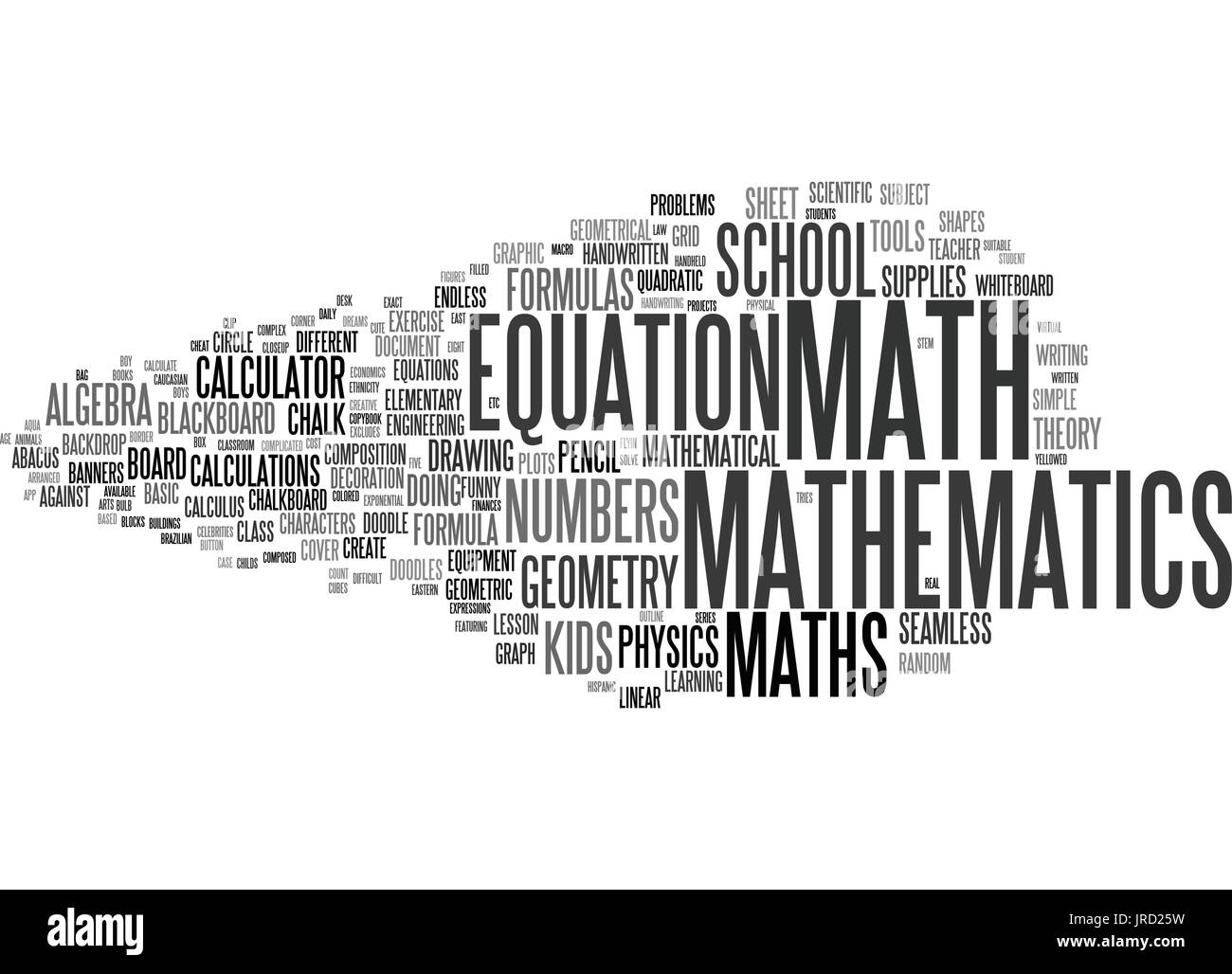 math word cloud concept Stock Vector Art & Illustration, Vector Image ...