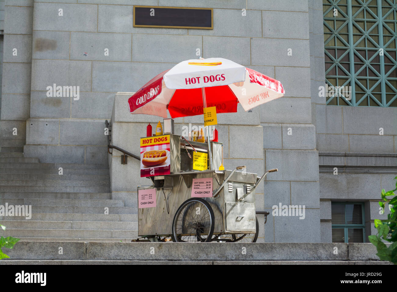 hot dogs cart in downtown Los Angeles, California Stock Photo Alamy