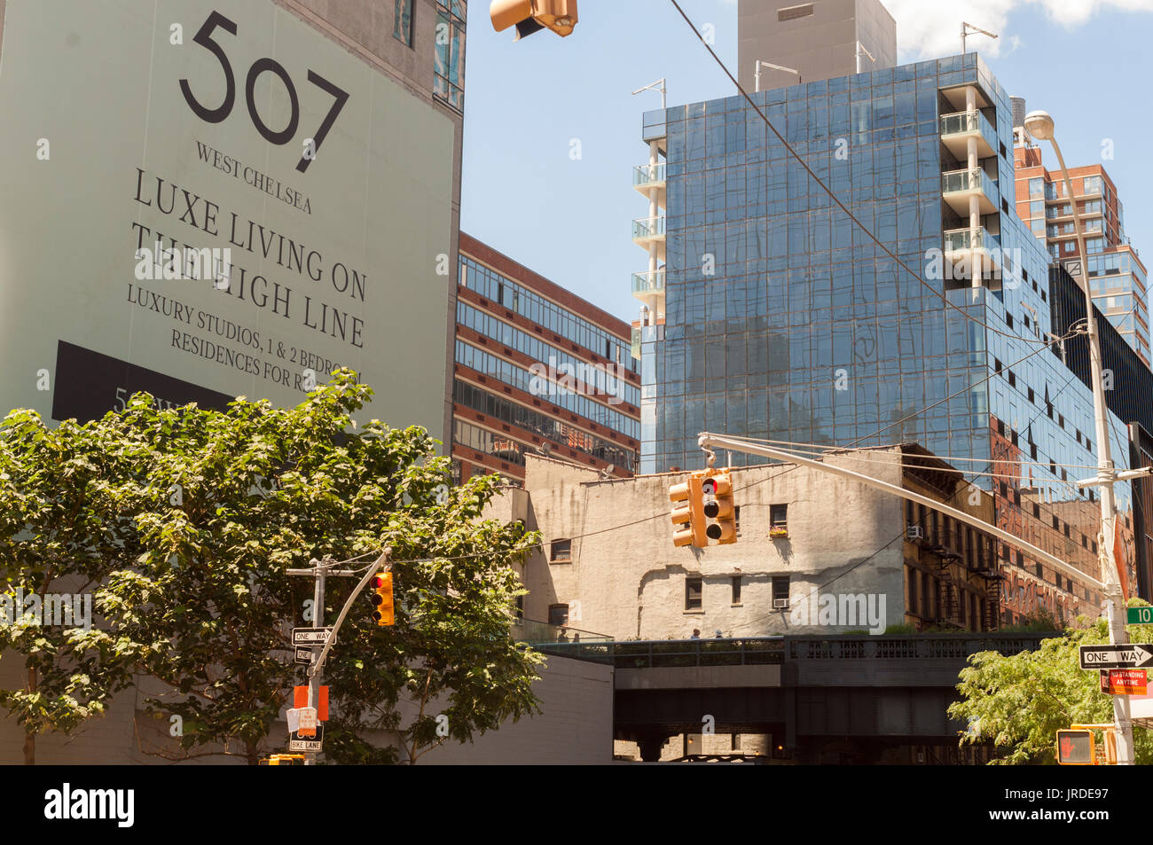 Residential development on the west side of Manhattan in New York on