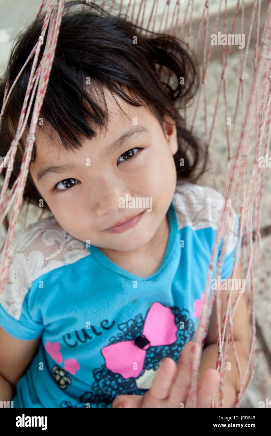 Laos child shy hi-res stock photography and images - Alamy