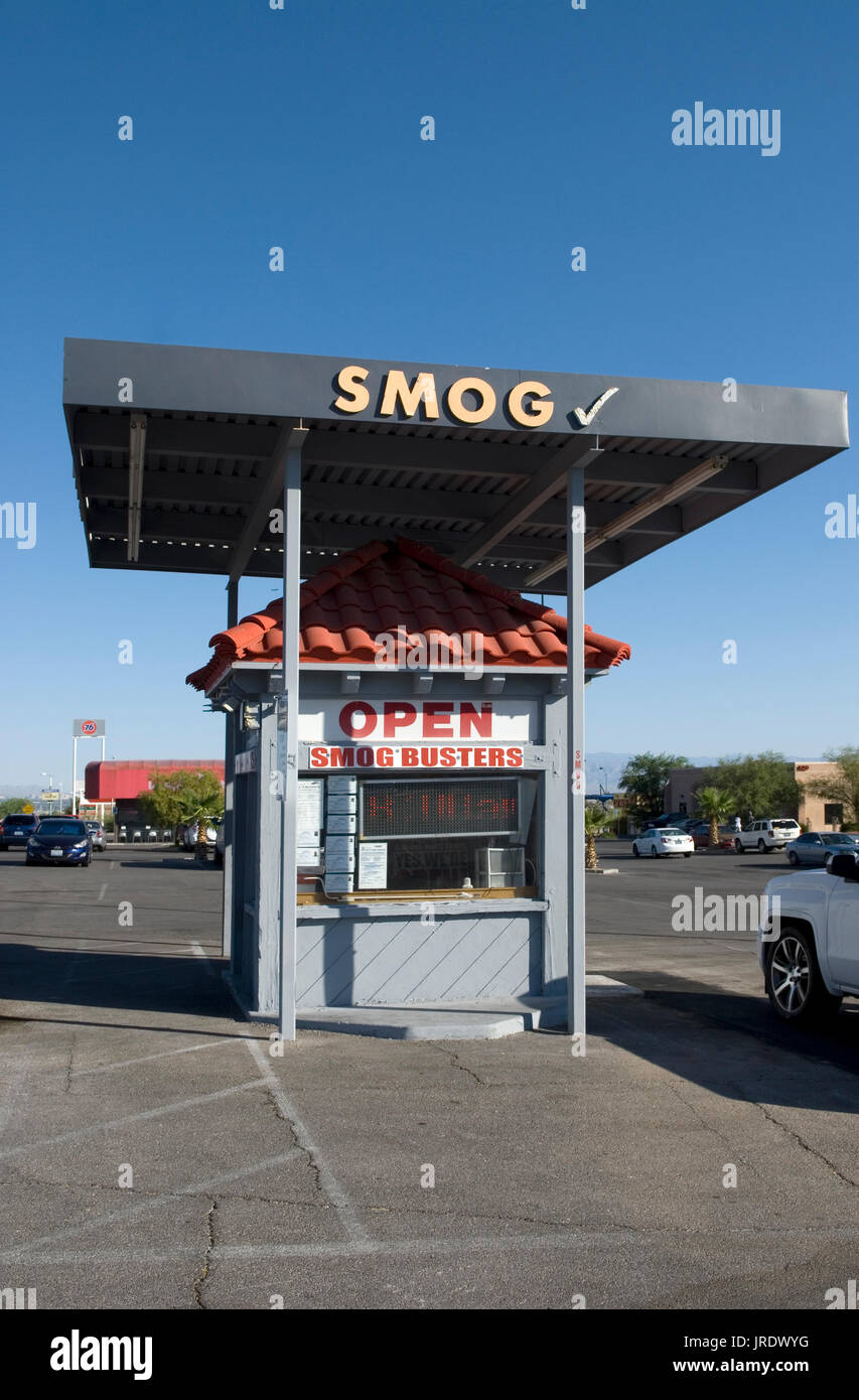 Smog Station Nevada, USA Stock Photo Alamy