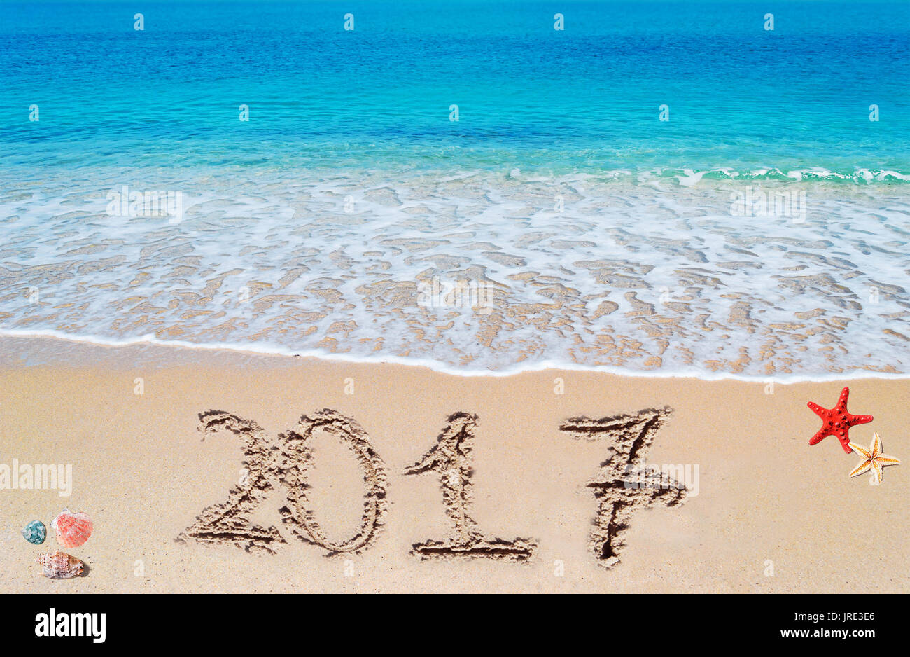 Writing in the sand stock photo alamy