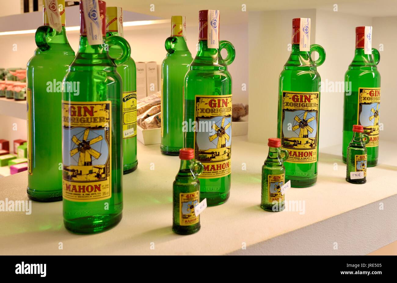 Gin Xoriguer menorca minorca Stock Photo Alamy