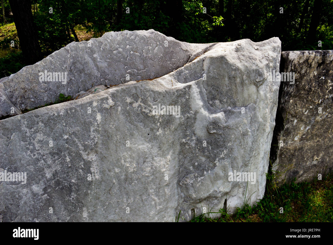 Textured marble is from the oldest marble quarry in the U.S. in Dorset