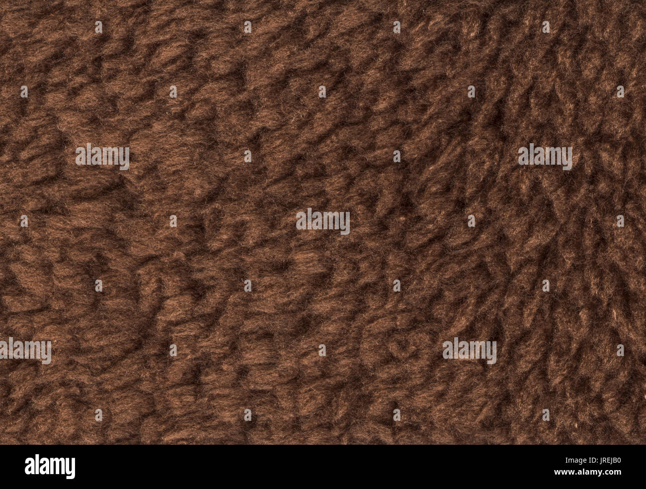 Brown double sided terry towelling fabric texture background Stock Photo