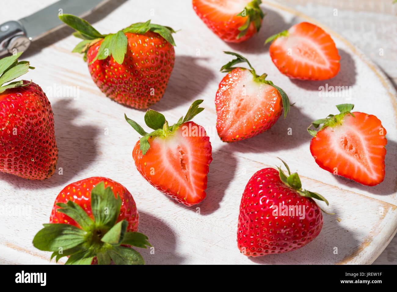 Strawberries natural sweet red hi-res stock photography and images - Alamy
