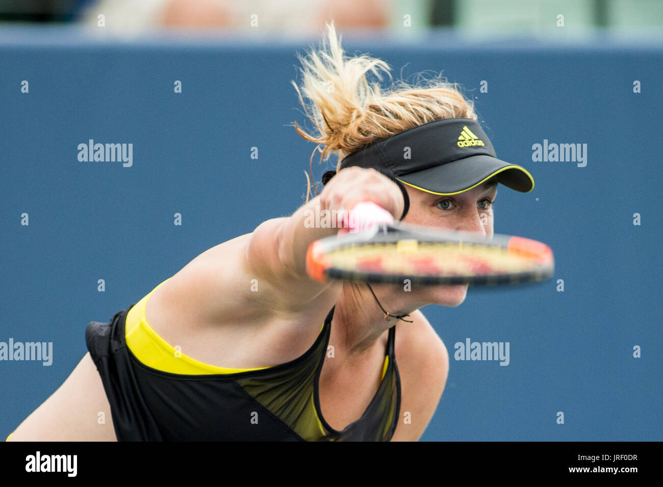 August 04, 2017: Anastasia Pavlyuchenkova (RUS) was defeated by CoCo Vandeweghe (USA) 6-2, 6-3 at the Bank of the West Classic being played at the Taube Tennis Stadium in Stanford, California. © Mal Taam/TennisClix Stock Photo
