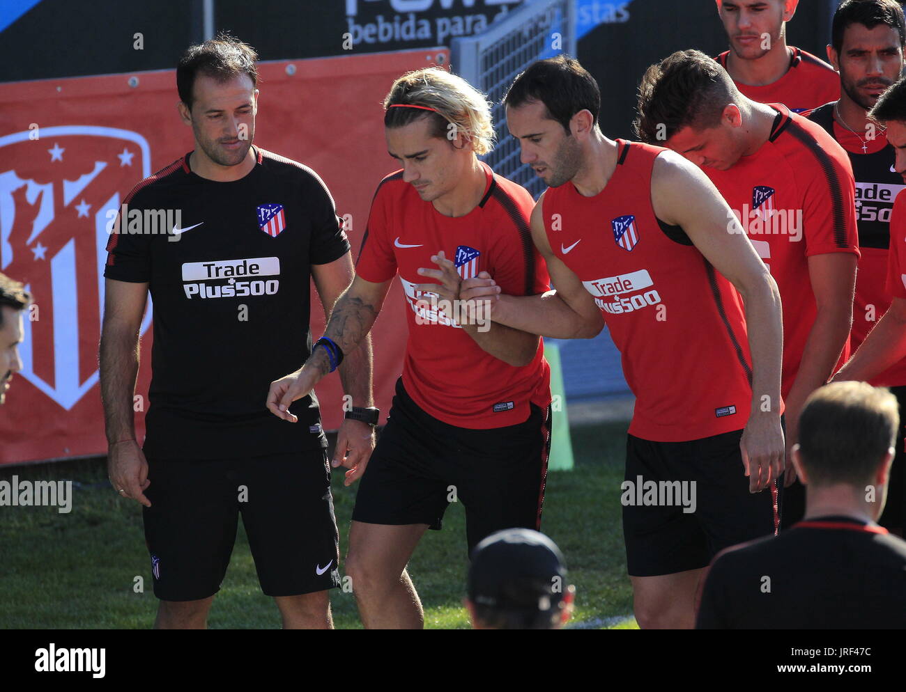 Spanish Primera Division Team Atletico Madrid S Players Antoine Stock Photo Alamy