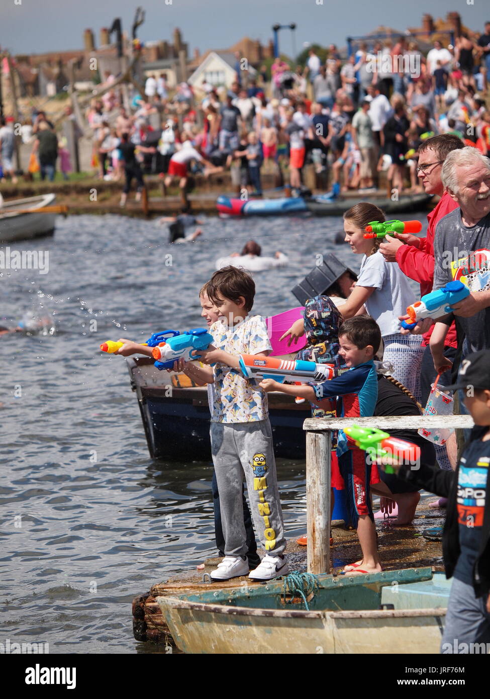 Sheerness, Kent, UK. 05 Aug, 2017. Sheppey Pirates invade and stage a