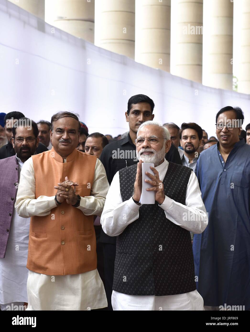 New Delhi India August 5 Prime Minister Narendra Modi With Union New Delhi India August 5 Prime Minister Narendra Modi With Union