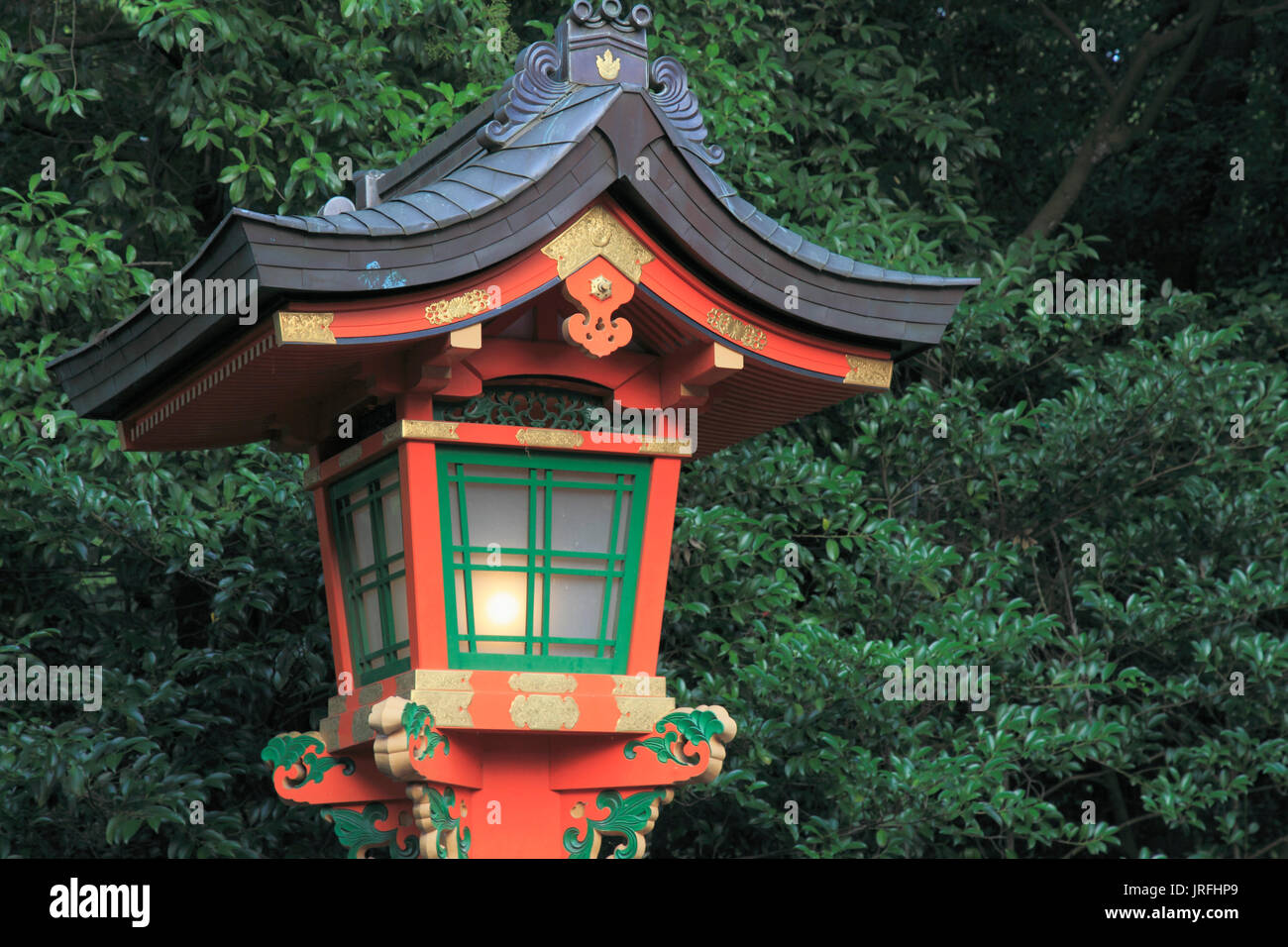 Japan, Kyoto, Fushimi Inari Taisha, shinto shrine, lantern Stock Photo ...