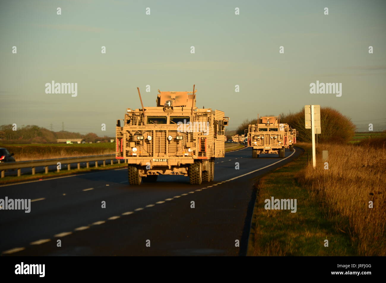 Mastiff Ridgback Armoured Personnel Carrier Stock Photo