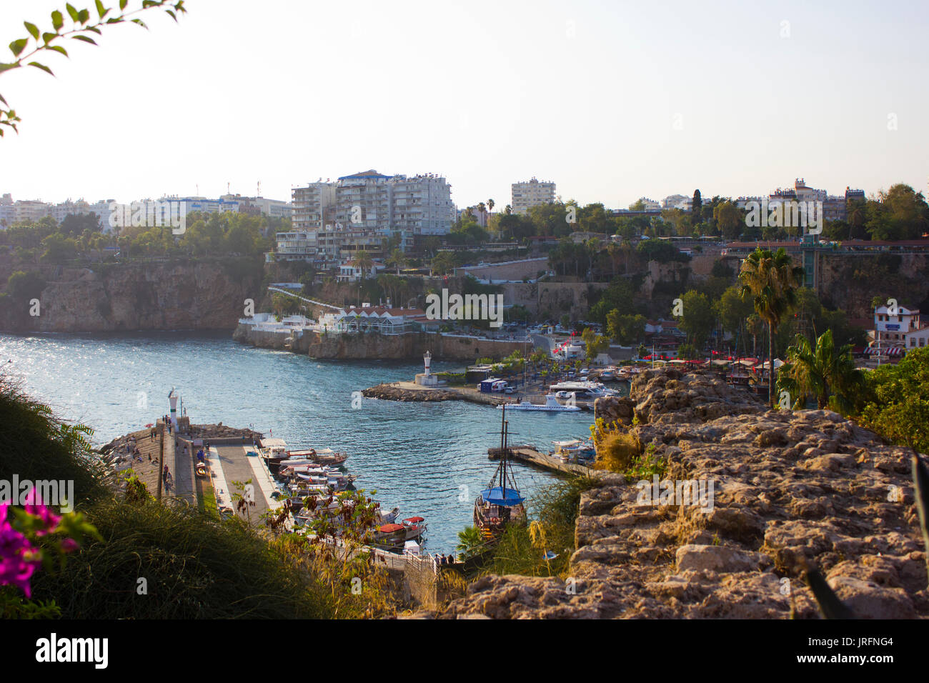 Mediterranean sea landscape in Antalya Turkey Stock Photo