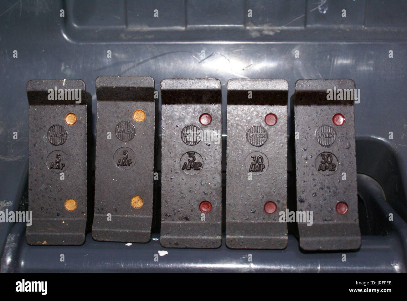 domestic electrical fuse box Stock Photo