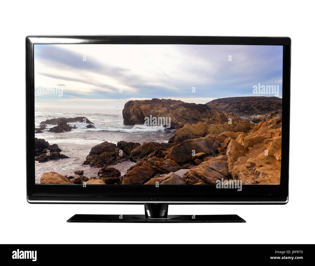 TV with the picture Stock Photo - Alamy