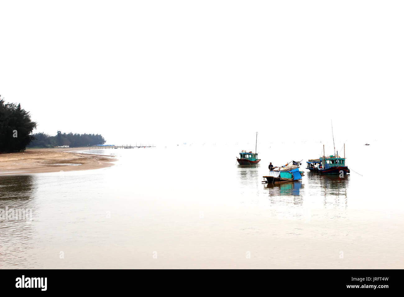 boat on the river Stock Photo - Alamy