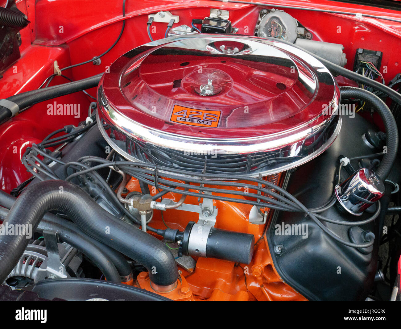 Supercharged 426 Hemi Engine