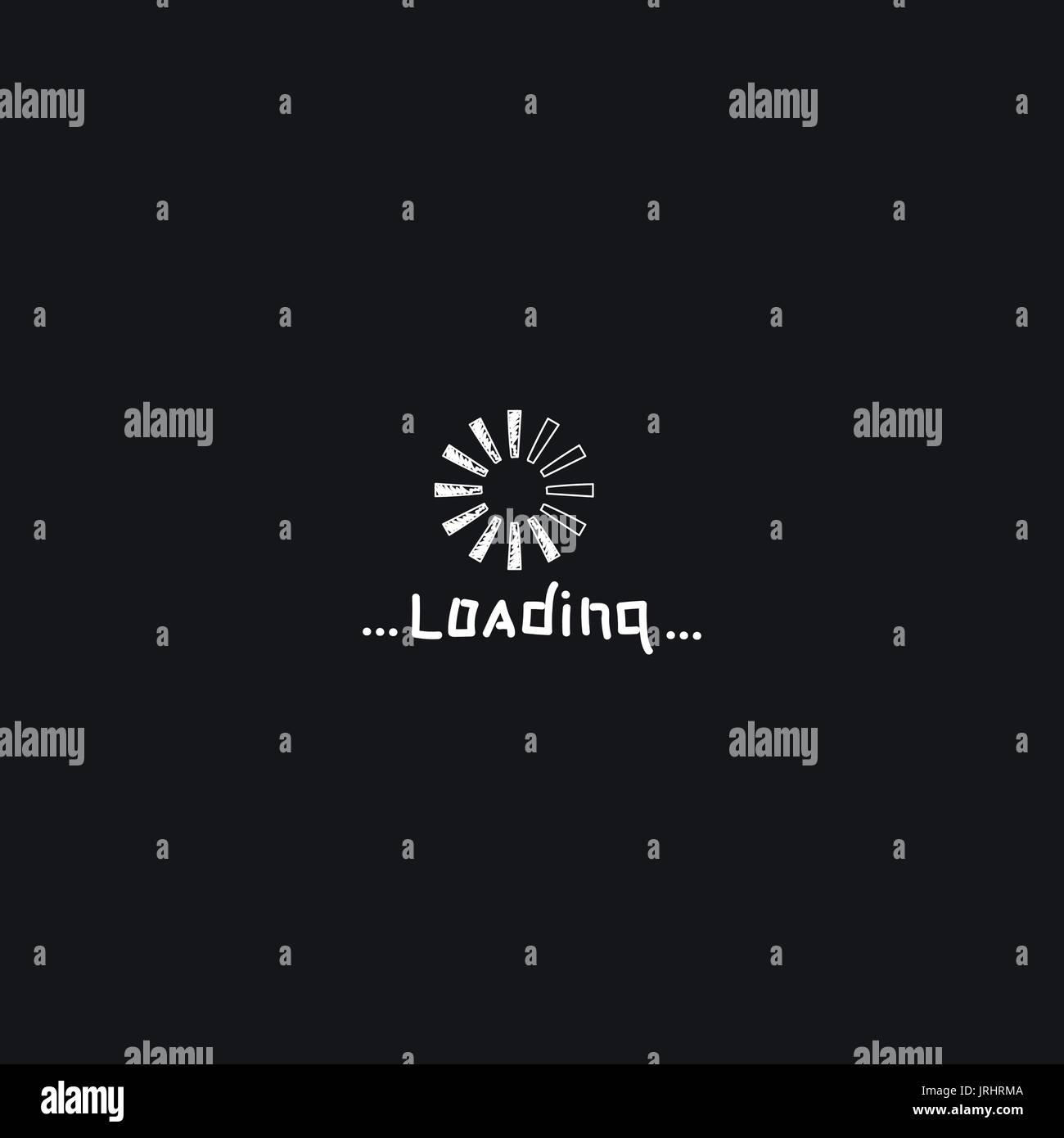 Loading symbol computer Stock Vector Images - Alamy