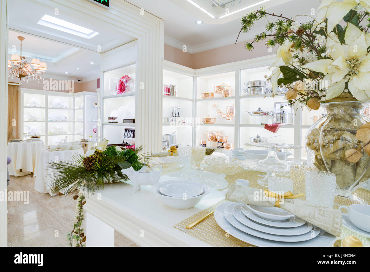 Modern store interior Stock Photo