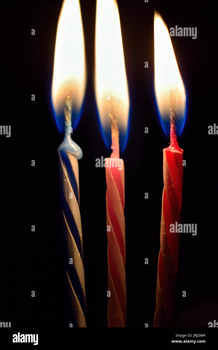 Background burning birthday cake candles Stock Photo Alamy