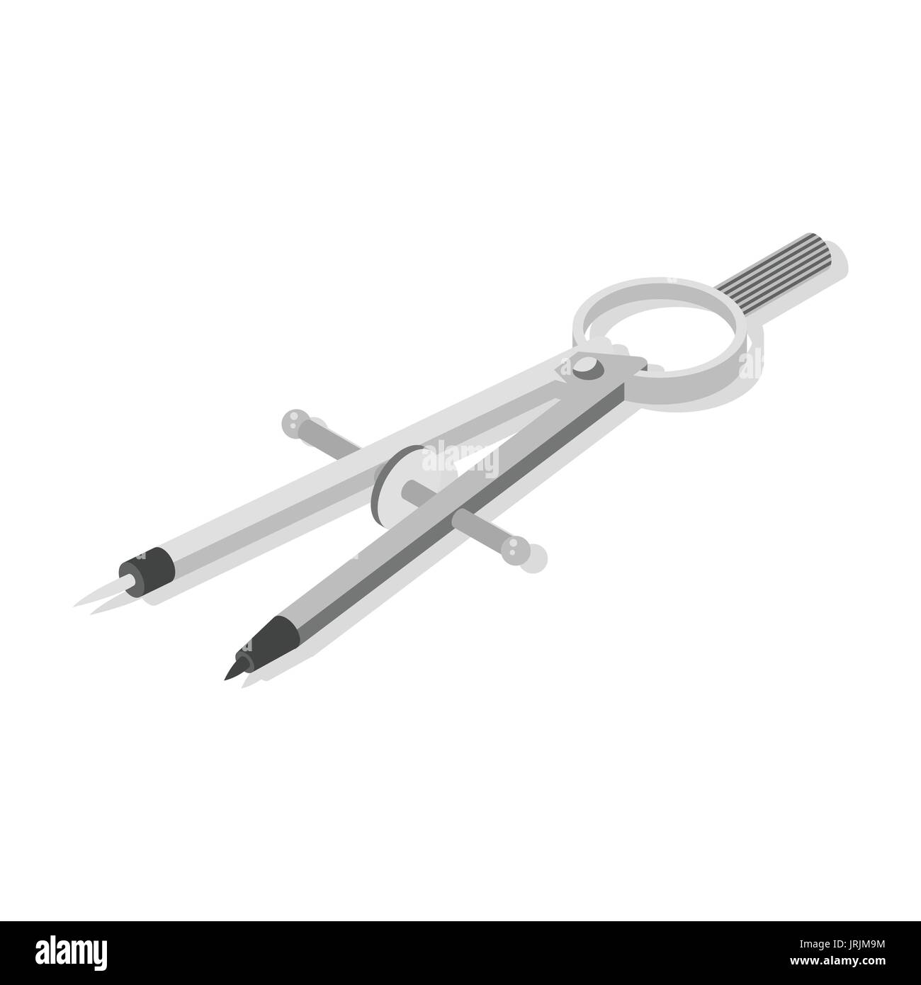 Vector isometric geometric dividers. Isolated on white background Stock