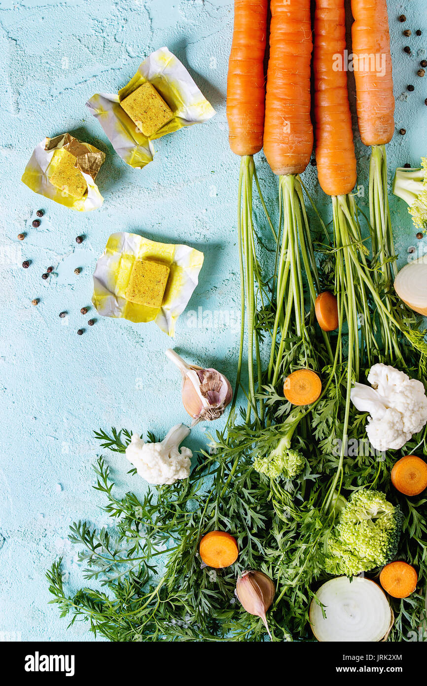 Vegetables for cooking soup Stock Photo - Alamy