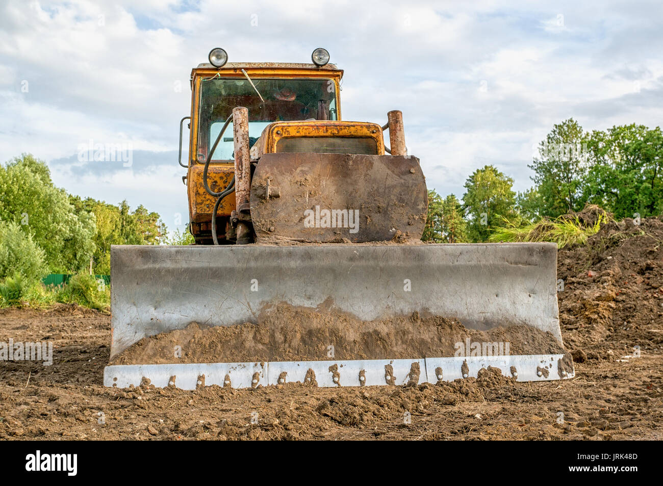 Bulldozer clearing land hires stock photography and images Alamy