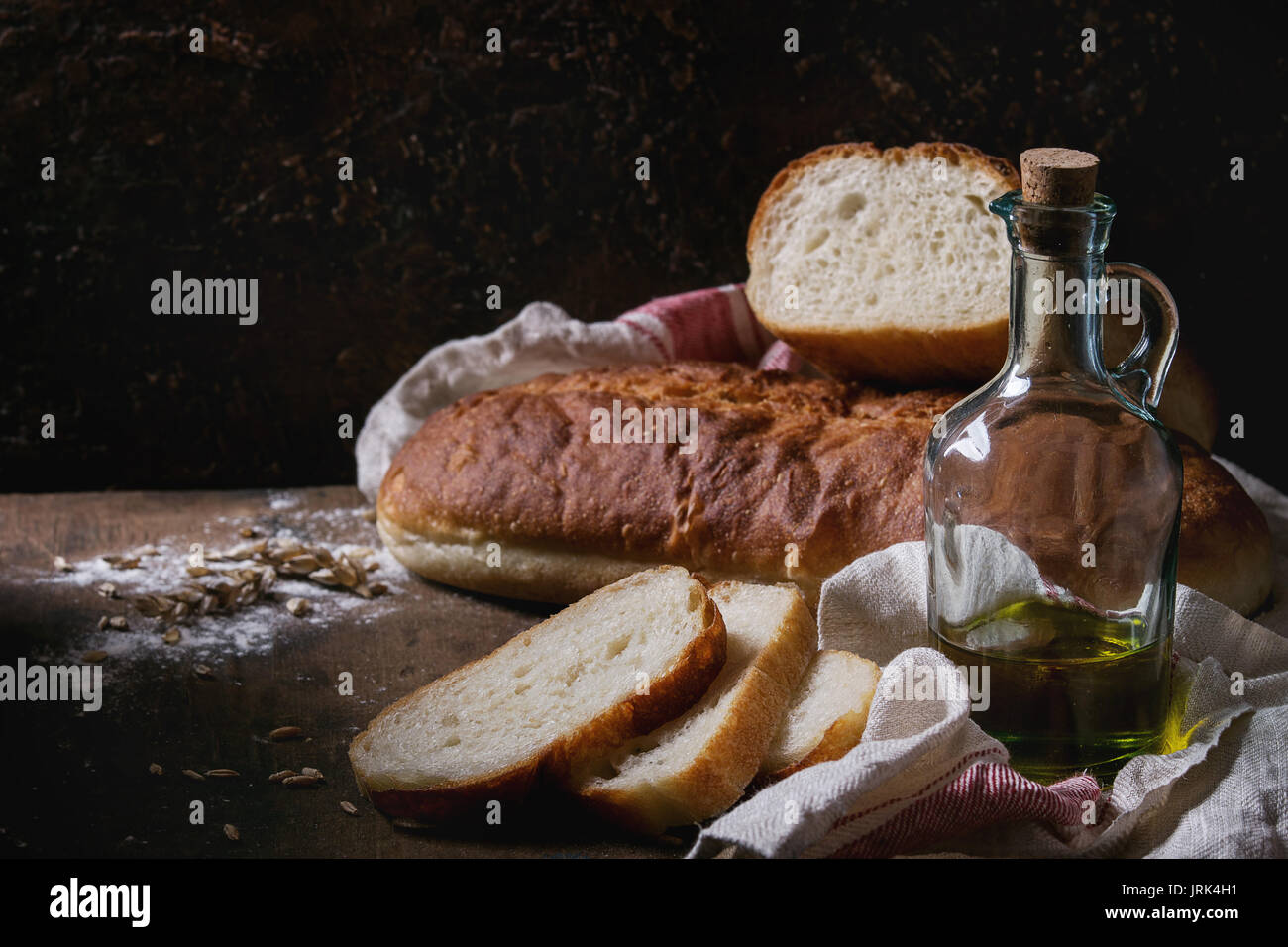 Homemade white wheat bread Stock Photo Alamy