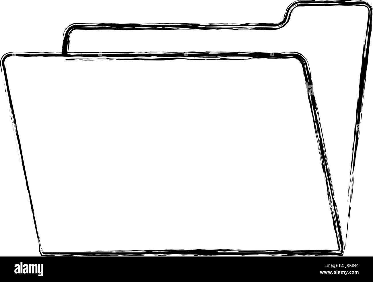 empty folder archive office supply icon Stock Vector Image & Art - Alamy