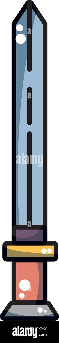 videogame sword and medieval weapon Stock Vector Image & Art - Alamy