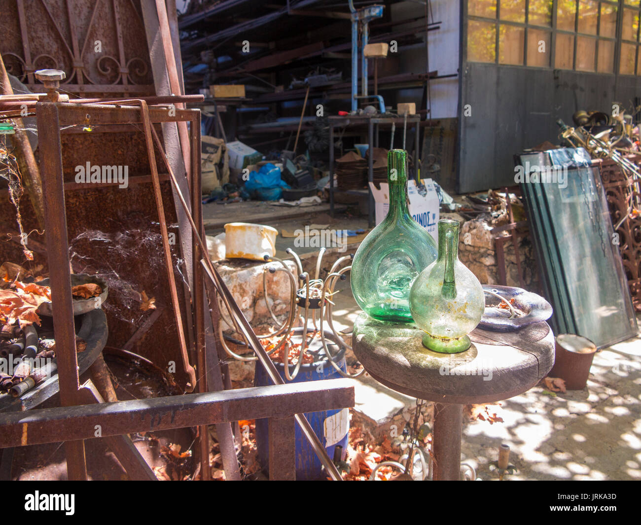 A glass blowing factory shop Stock Photo Alamy