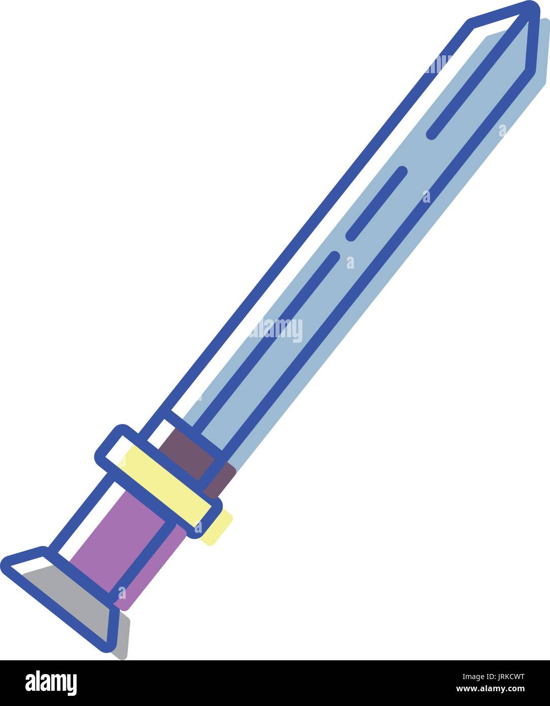videogame sword and medieval weapon Stock Vector Image & Art - Alamy