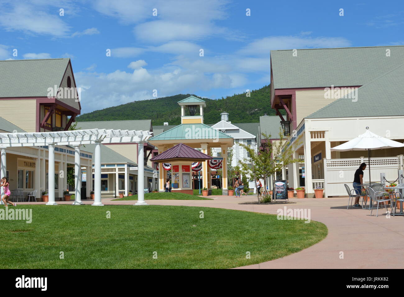 Settlers Green Outlet, North Conway, NH Stock Photo