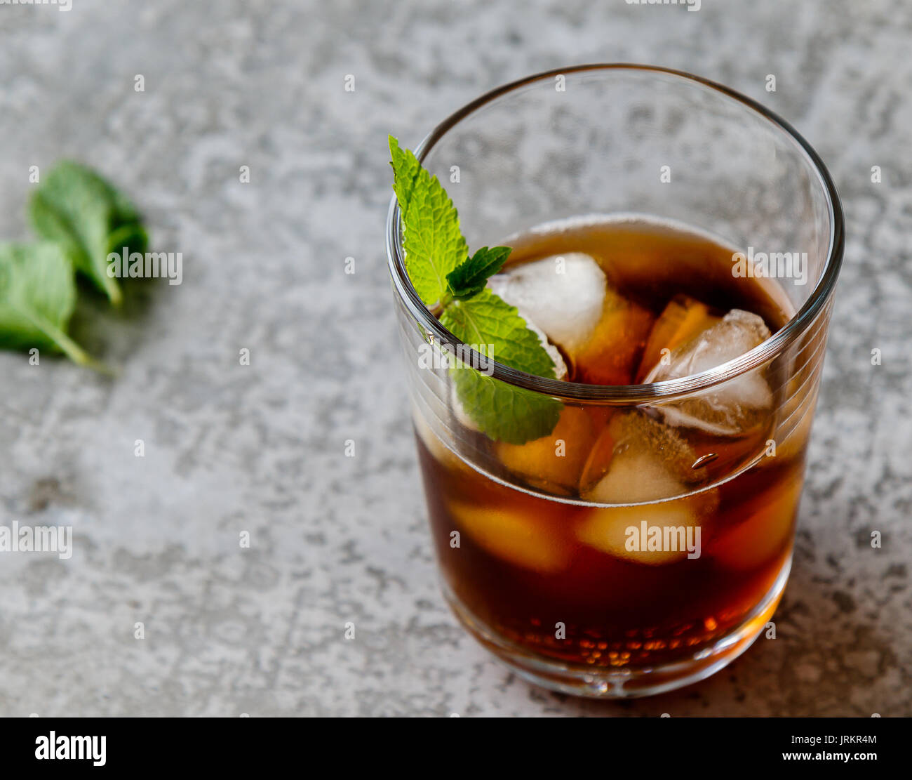 Tea with ice cubes hi-res stock photography and images - Alamy