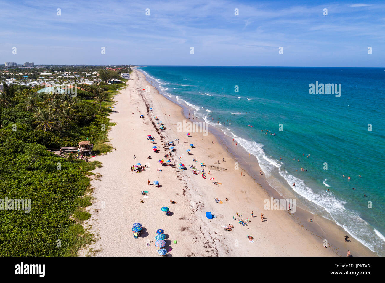 Florida Boynton Beach Oceanfront Park Beach Atlantic Ocean sand Stock