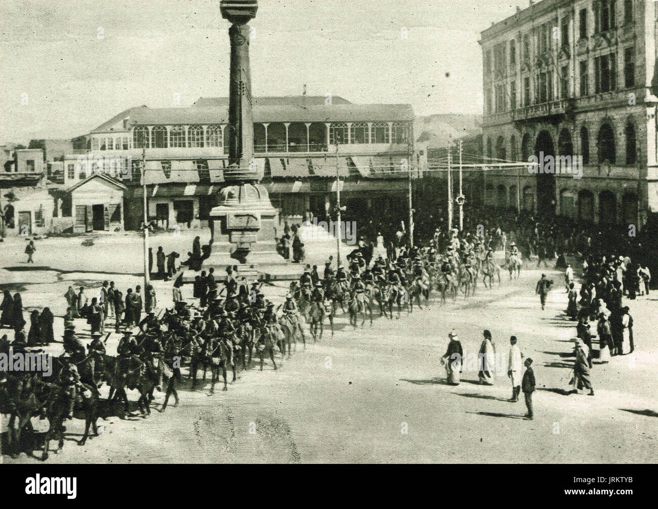 Capture of Damascus, 1 October 1918 Stock Photo