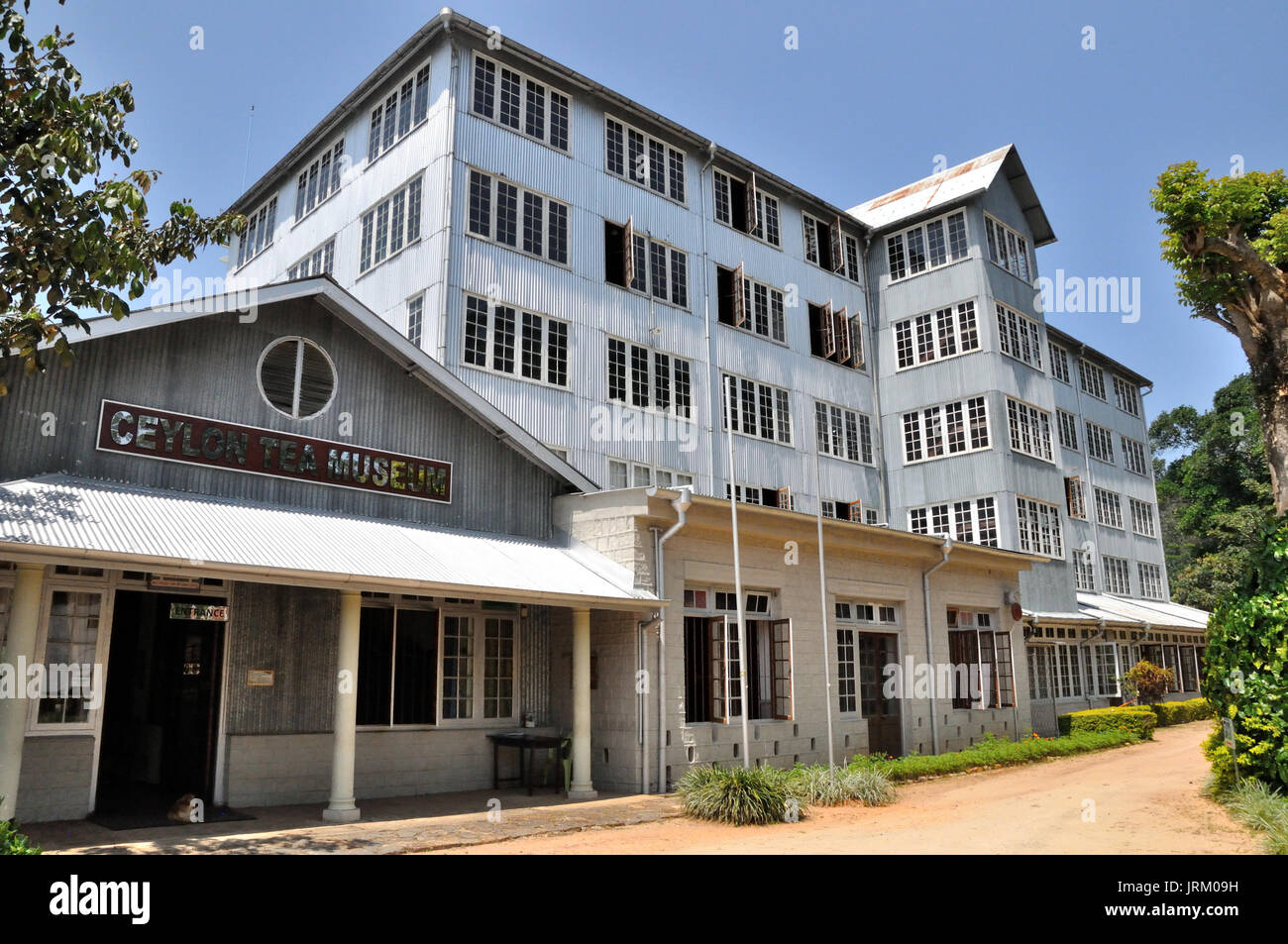 Ceylon Tea Museum near Kandy, Sri Lanka Stock Photo