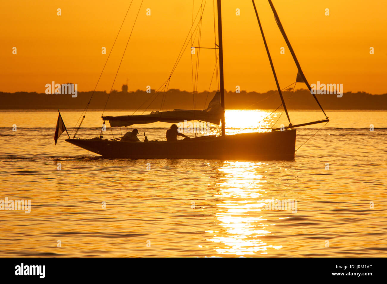 Arcachon Bay (in French, the Bassin d'Arcachon, and known locally