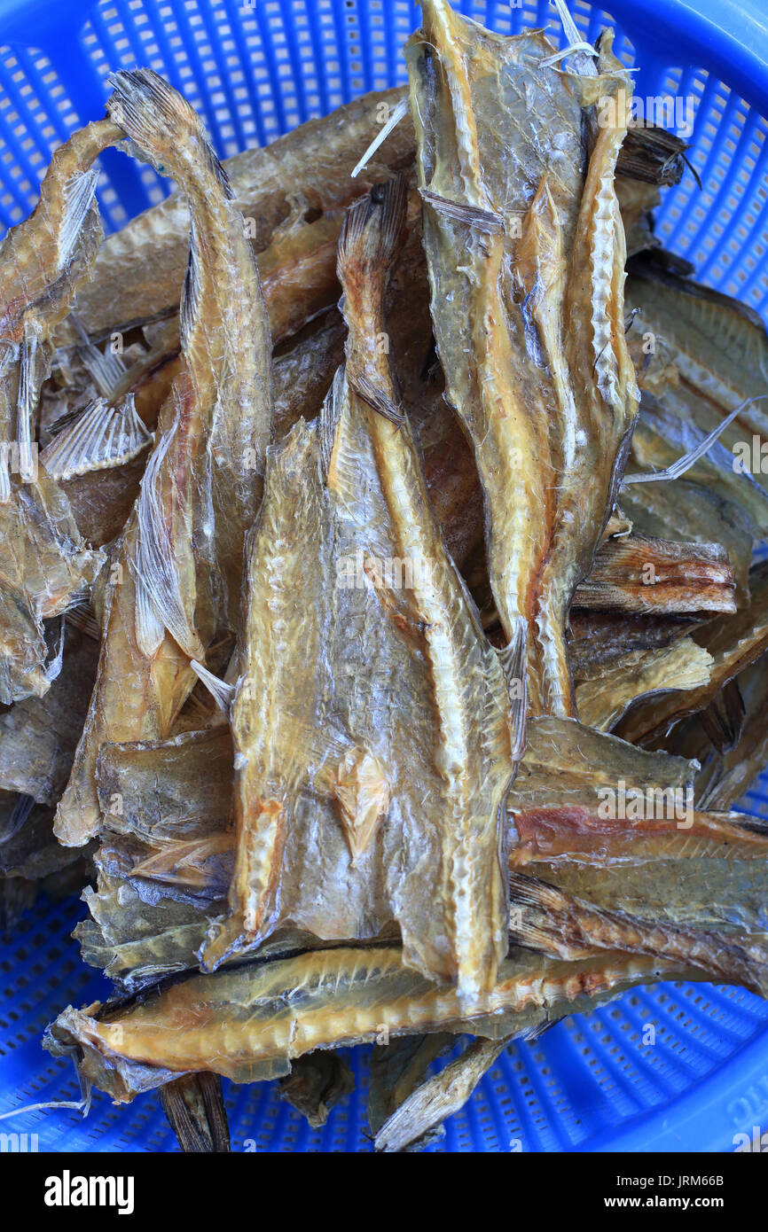 Close up of Dried Fish Stock Photo